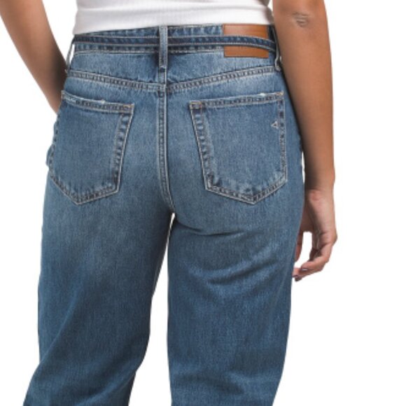 NEW HIDDEN The Ella Cropped Classic Drawstring Wide Leg Jean FOR WOMEN 166mn - Picture 4 of 6